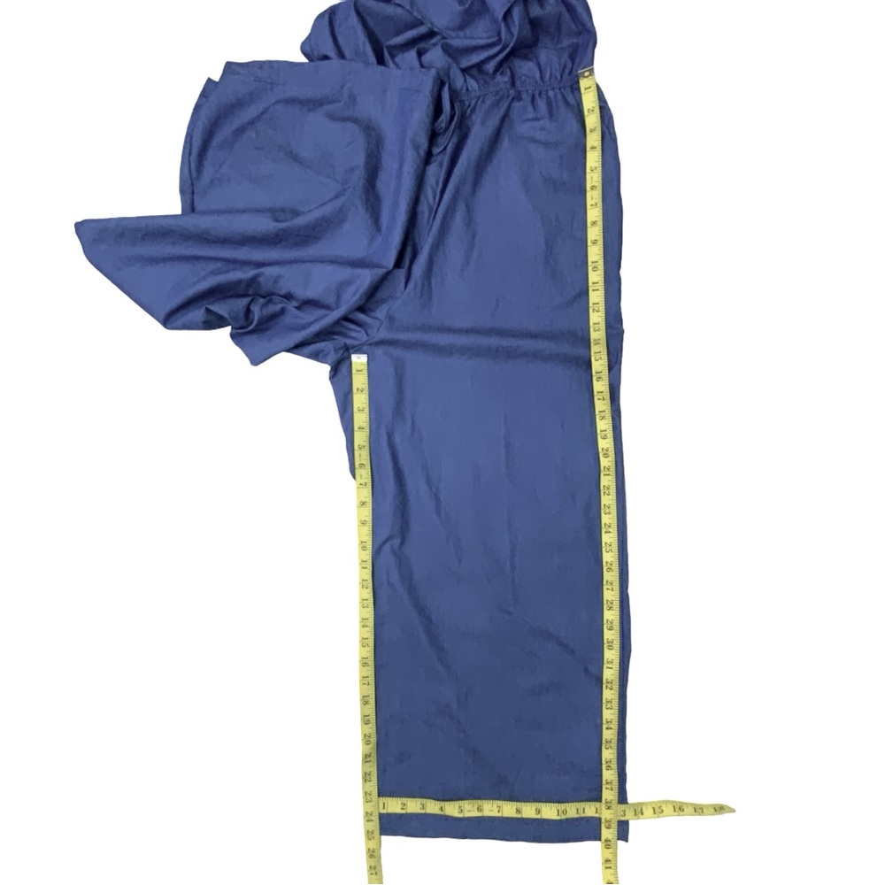 Vonda Off Shoulder Wide Leg Romper Jumpsuit Denim Blue Women’s Plus 3XL - Picture 8 of 15